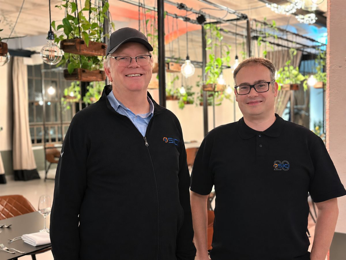 Wolfram Herzog und Rayko Enz, Geschäftsführer der SIC! Software GmbH